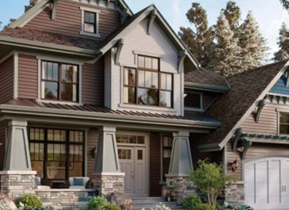 House exterior with Mastic Ovation vinyl siding