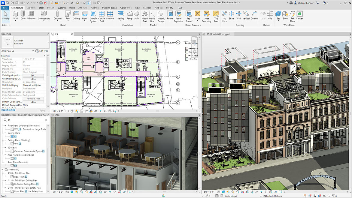 Area plan in Autodesk Revit 