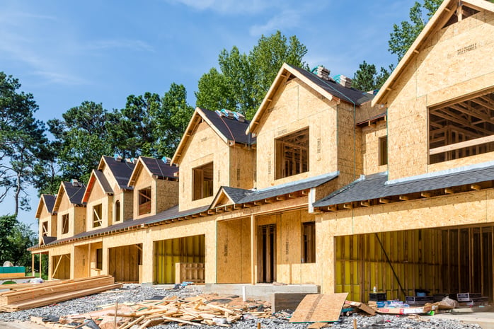construction of townhomes